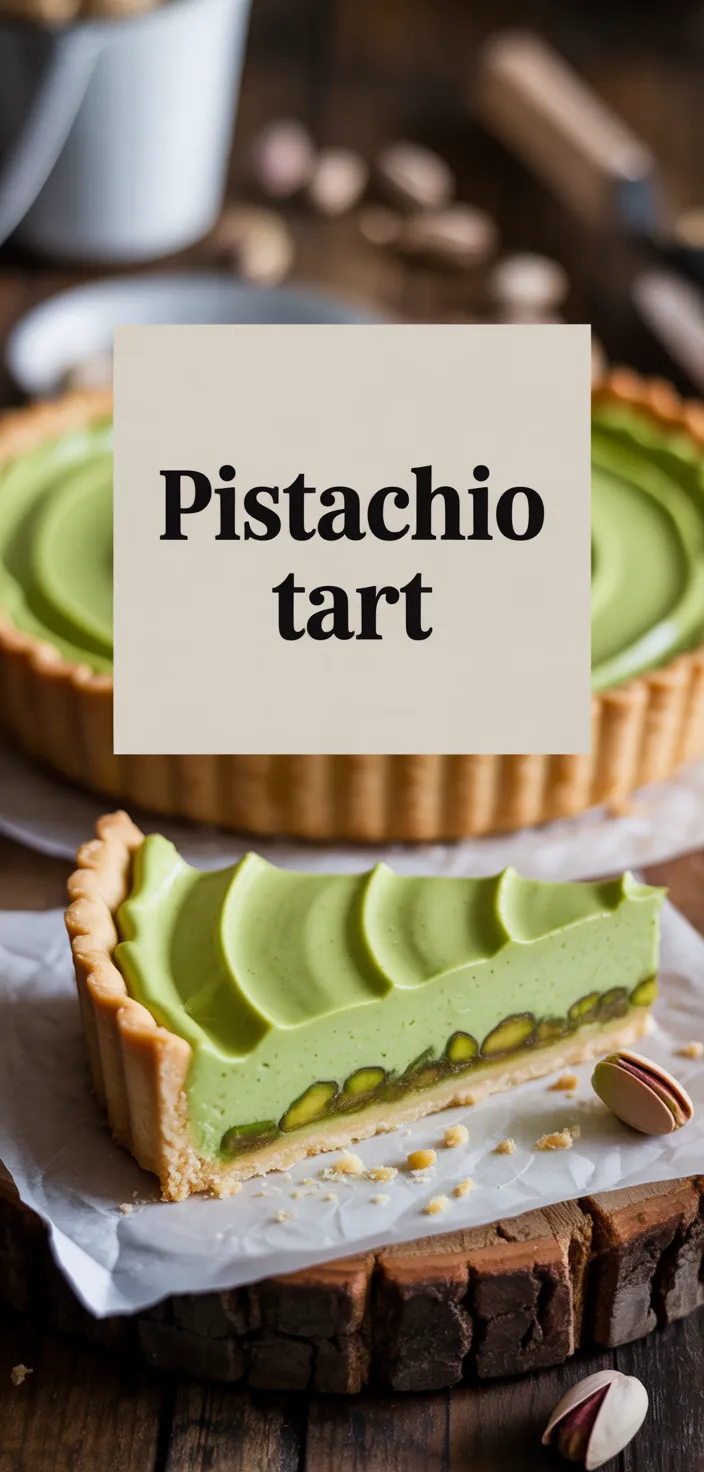 A photo of Pistachio Tart Recipe