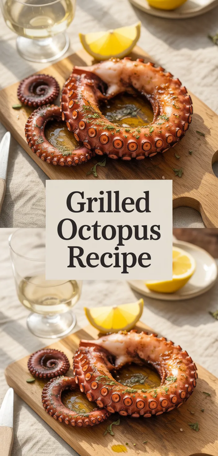 A photo of Easy Grilled Octopus Recipe From Steven Raichlen