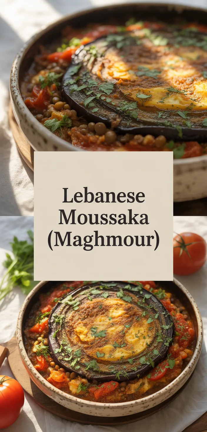 A photo of Lebanese Moussaka (Maghmour) Recipe