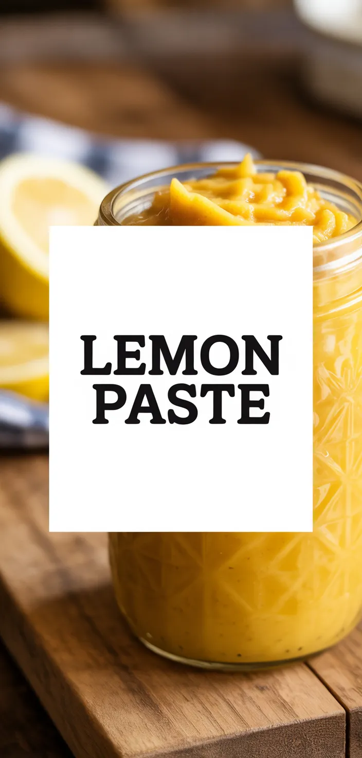 A photo of Lemon Paste Recipe