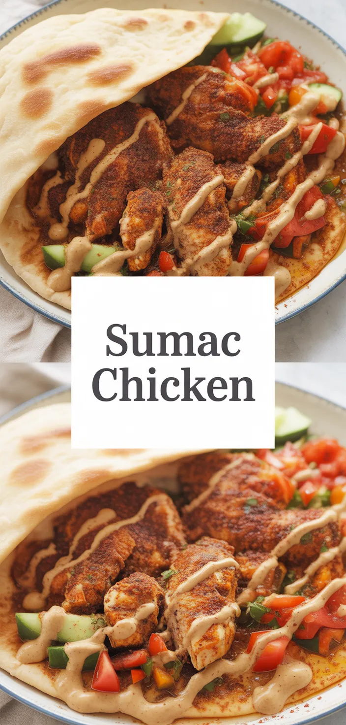 A photo of Mediterranean Sumac Chicken • Sandra's Easy Cooking Recipe