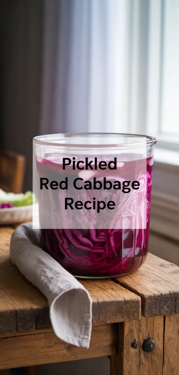 A photo of Pickled Red Cabbage Recipe
