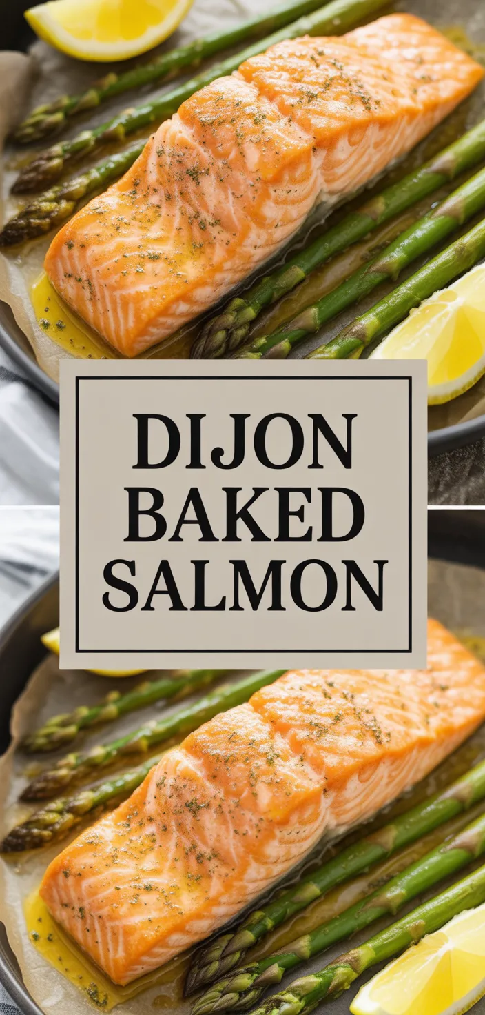 A photo of The Best Baked Dijon Salmon Recipe – Easy & Healthy!