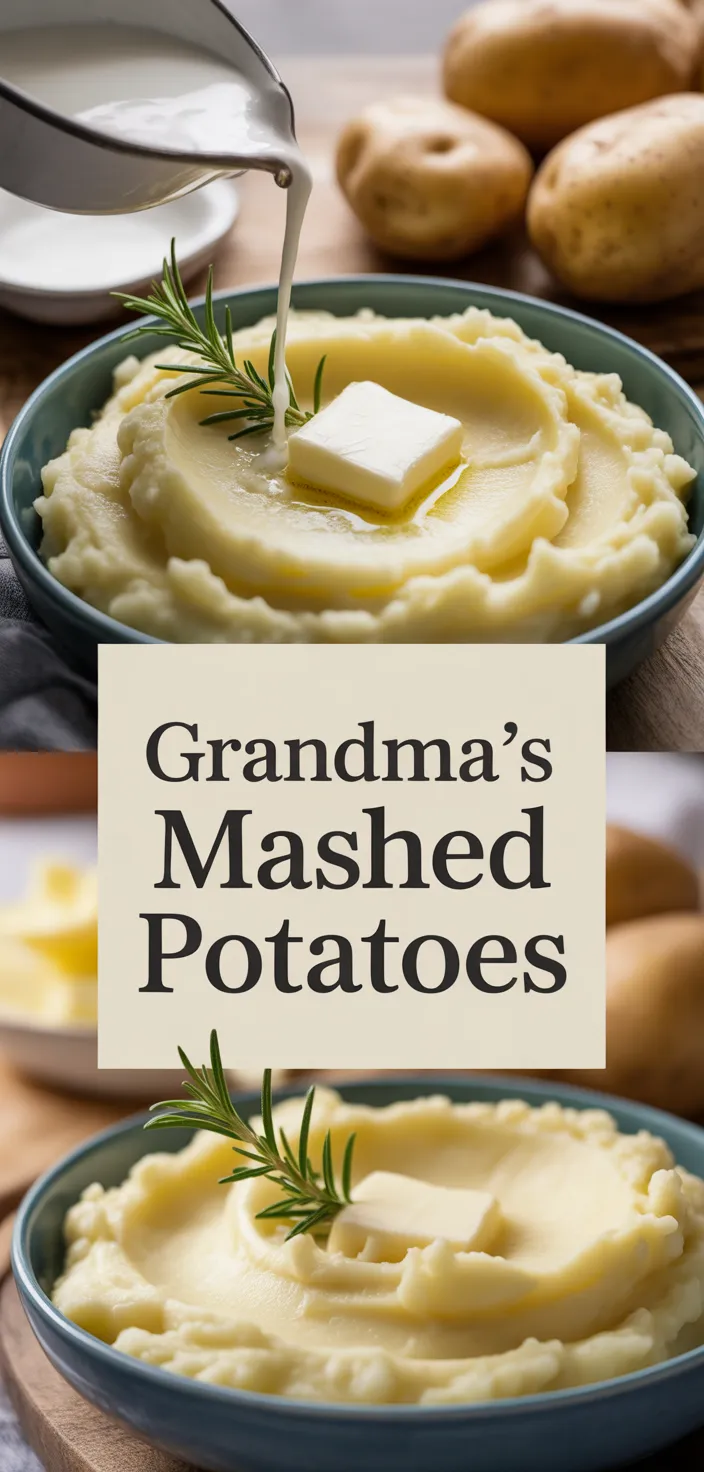 A photo of The Recipe For My Grandma's Best Mashed Potatoes With Heavy Cream.