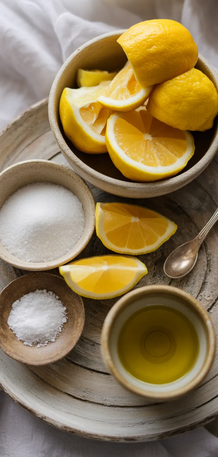 Ingredients photo for Lemon Paste Recipe