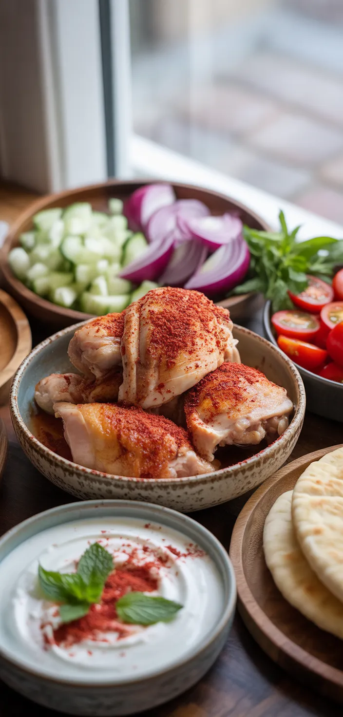 Ingredients photo for Mediterranean Sumac Chicken • Sandra's Easy Cooking Recipe