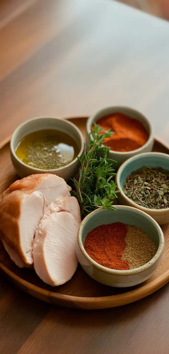 Ingredients photo for Air Fryer Turkey Tenderloin Recipe