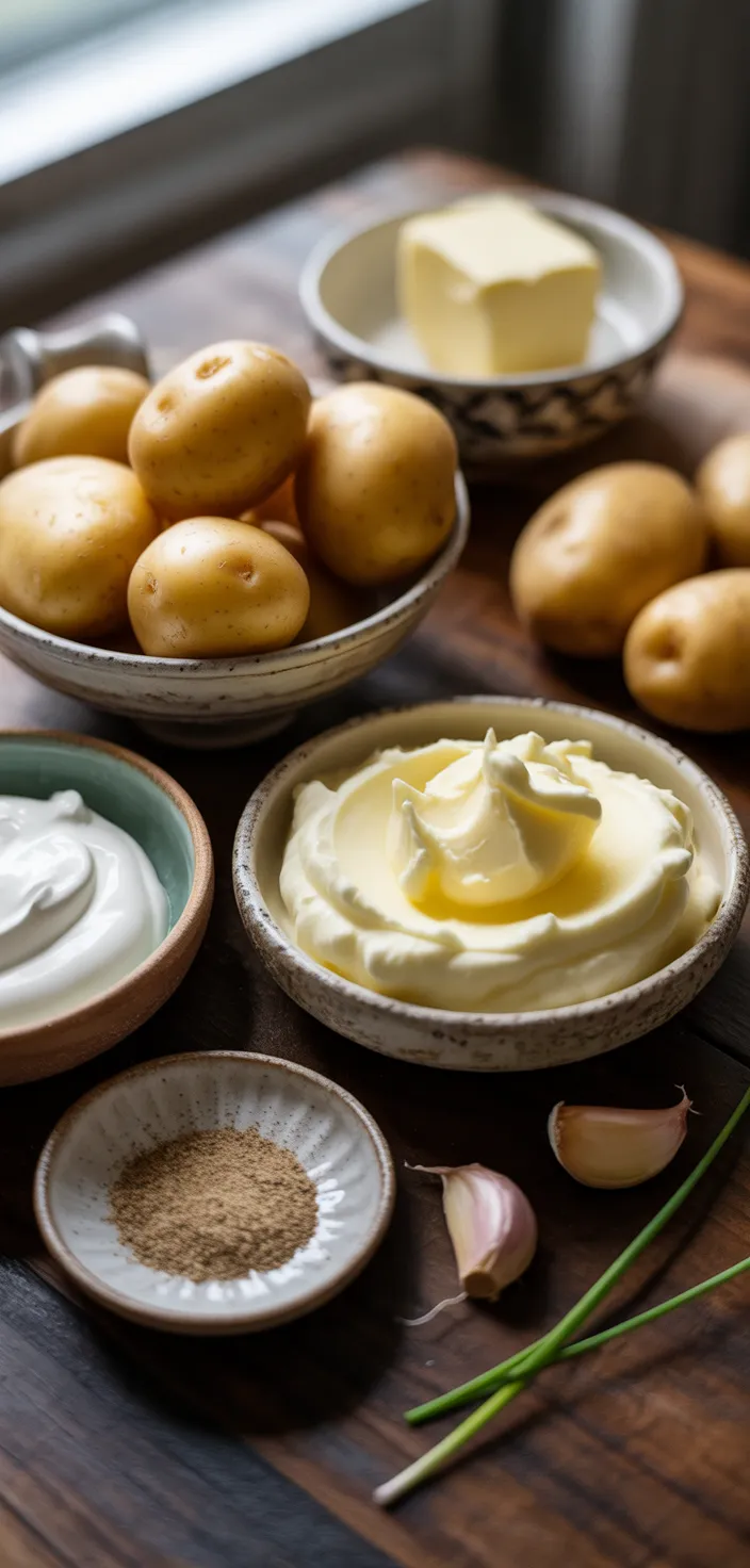 Ingredients photo for Best Mashed Potatoes Recipe