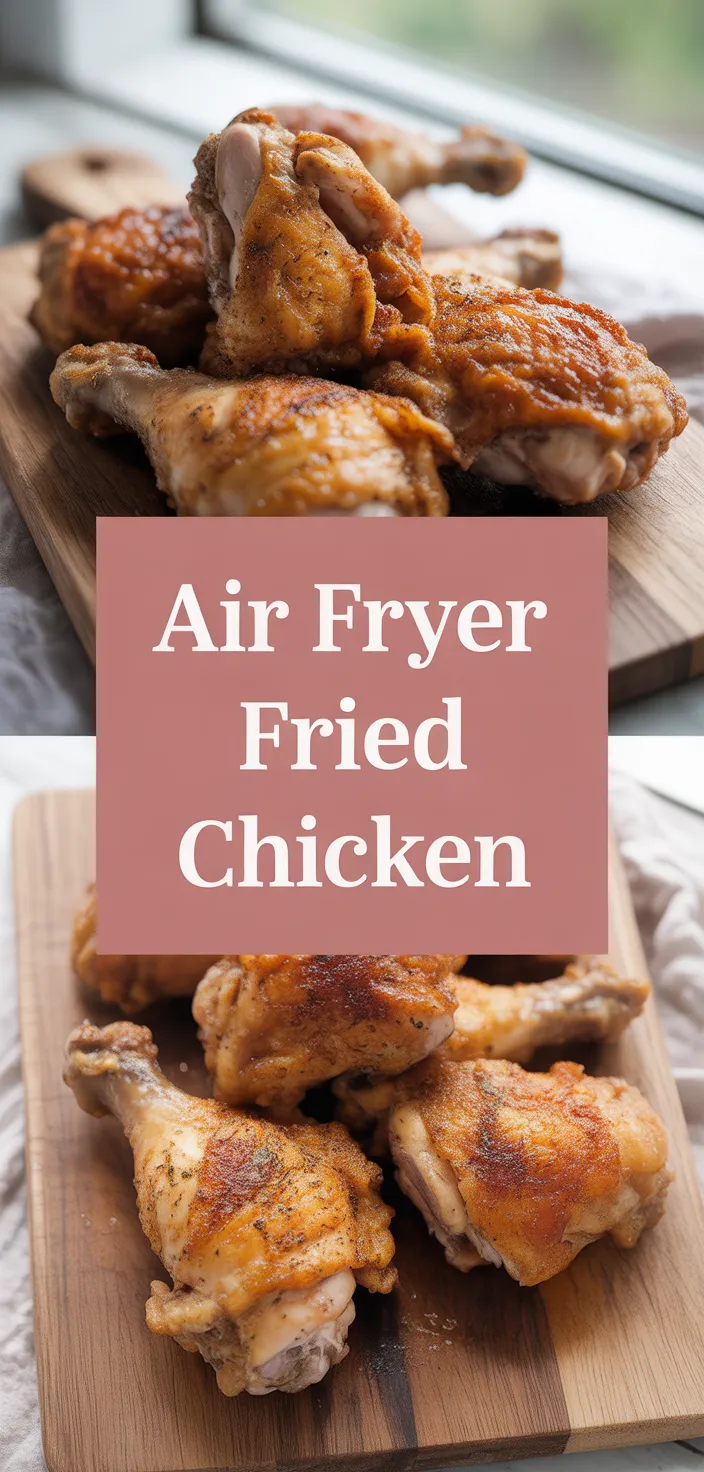 A photo of Air Fryer Fried Chicken Recipe