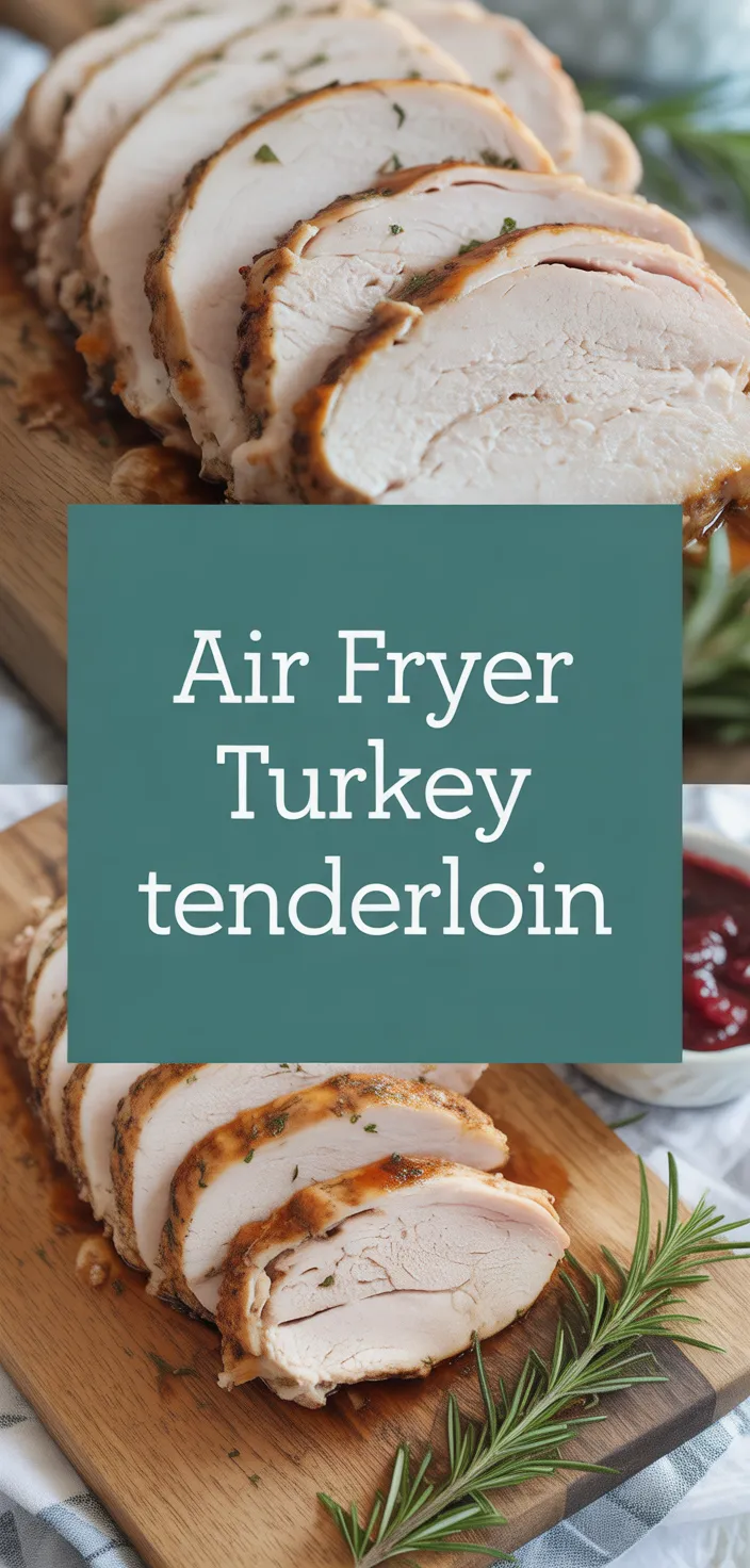 A photo of Air Fryer Turkey Tenderloin Recipe