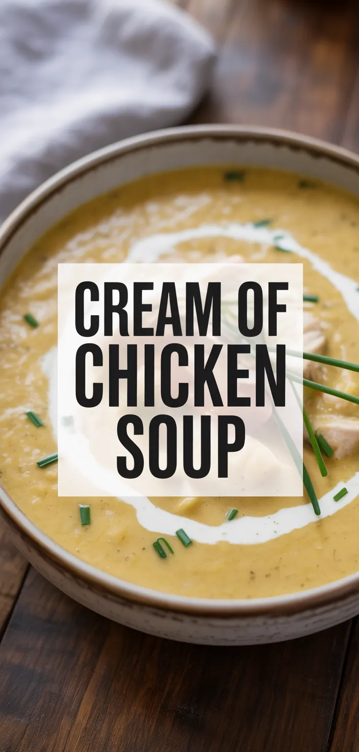 A photo of Cream Of Chicken Soup Recipe