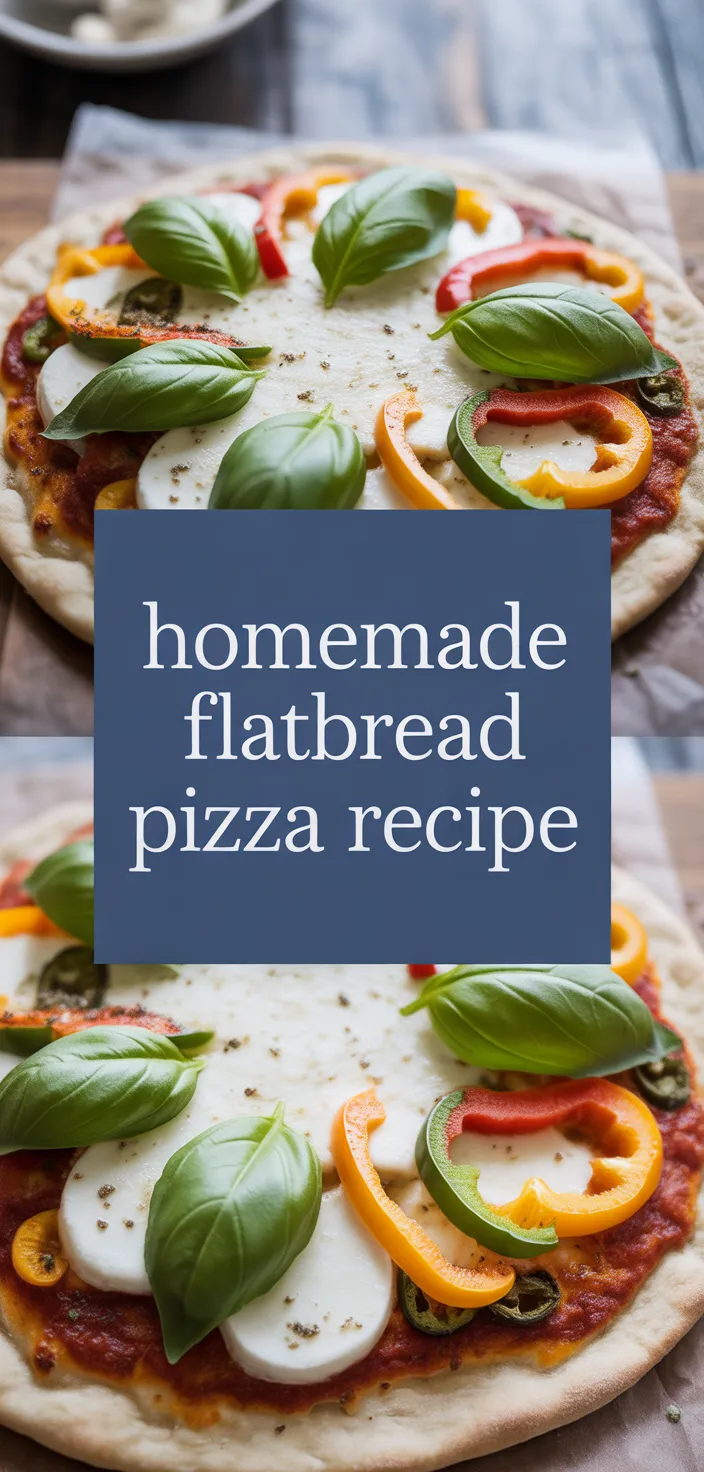 A photo of Homemade Flatbread Pizza Recipe