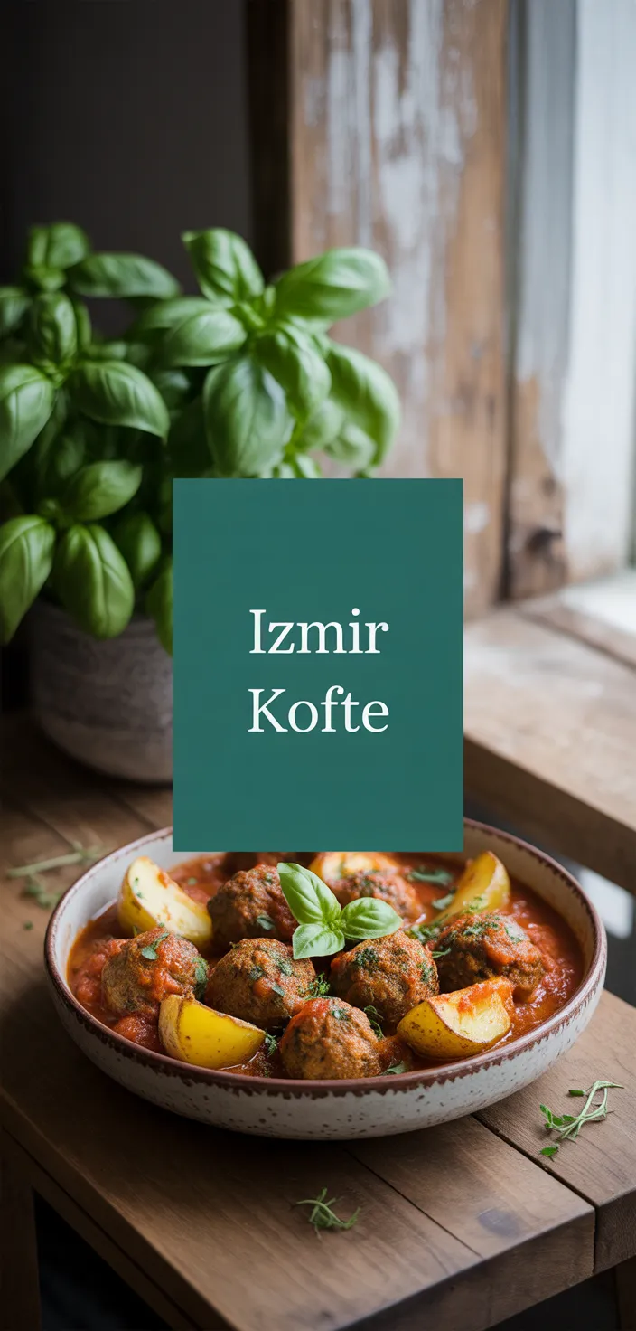 A photo of Izmir Kofte (Turkish Meatballs In Tomato Sauce) Recipe