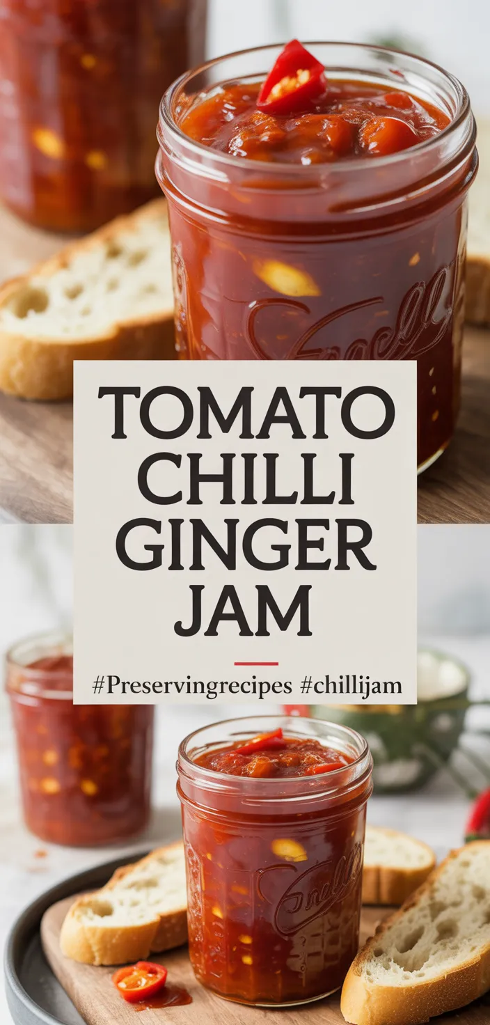 A photo of Tomato And Chilli Jam With Ginger Recipe