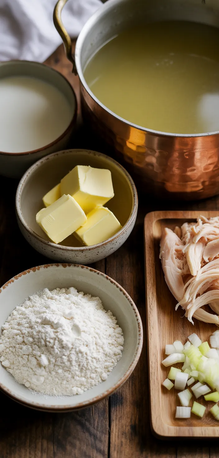 Ingredients photo for Cream Of Chicken Soup Recipe