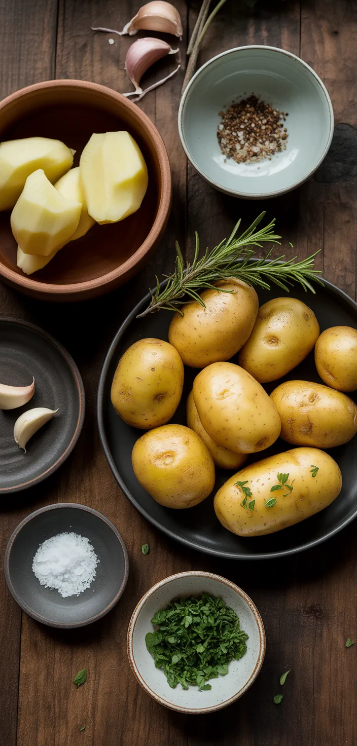 Ingredients photo for Duck Fat Potatoes Recipe