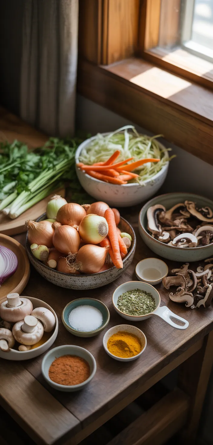 Ingredients photo for Vegetable Stock Powder Recipe