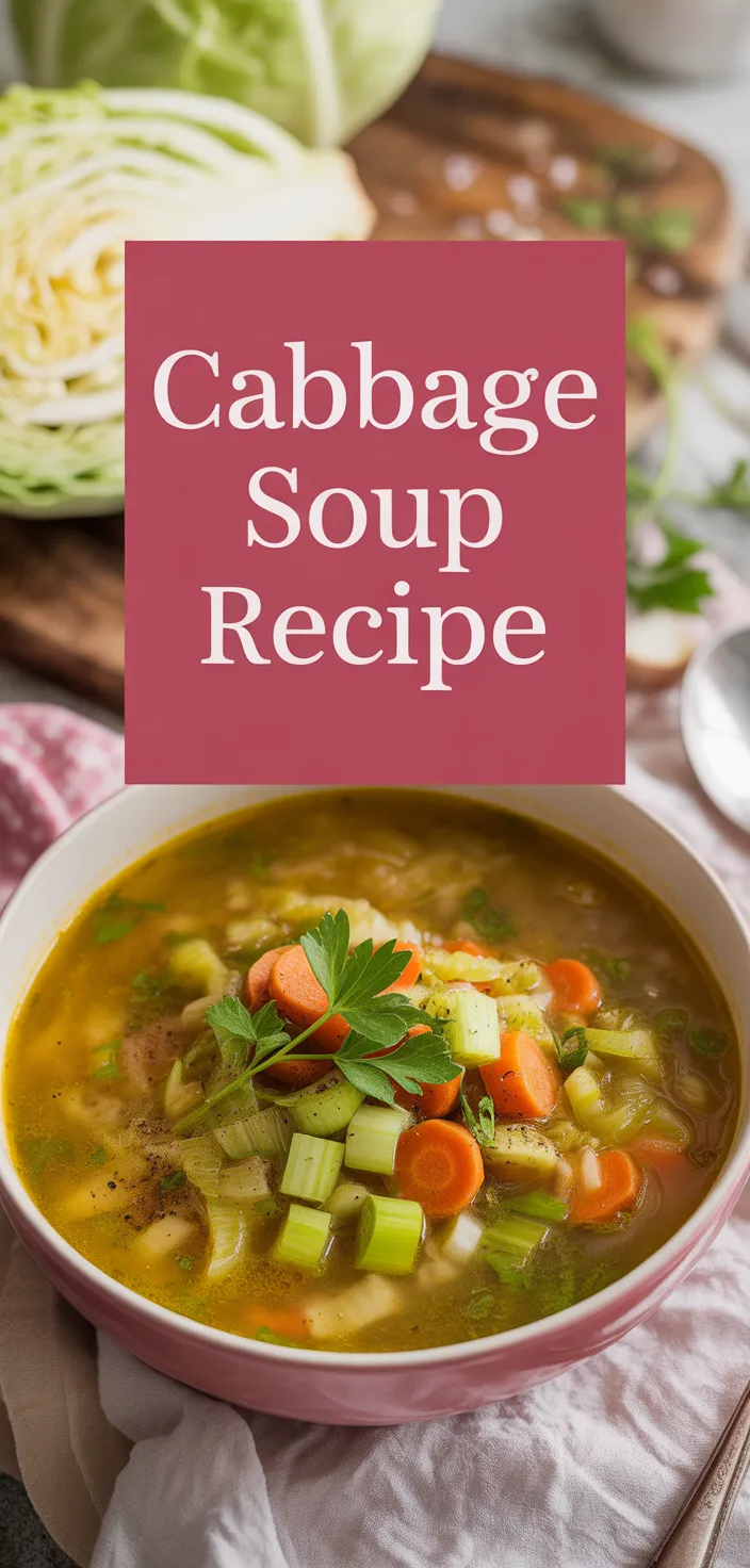 A photo of Cabbage Soup Recipe