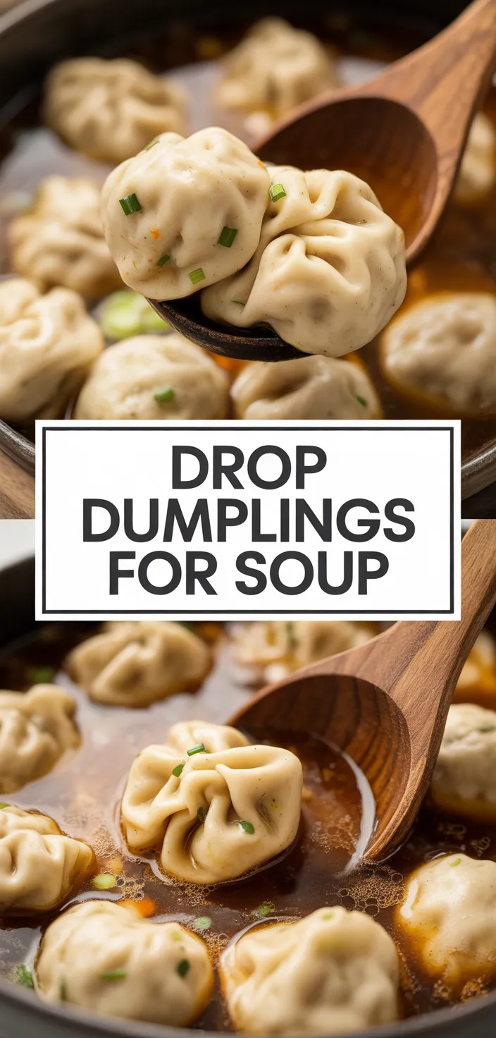 A photo of Drop Dumplings For Soup Recipe