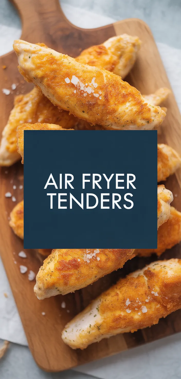 A photo of Easy Air Fryer Fried Chicken Tenders Recipe