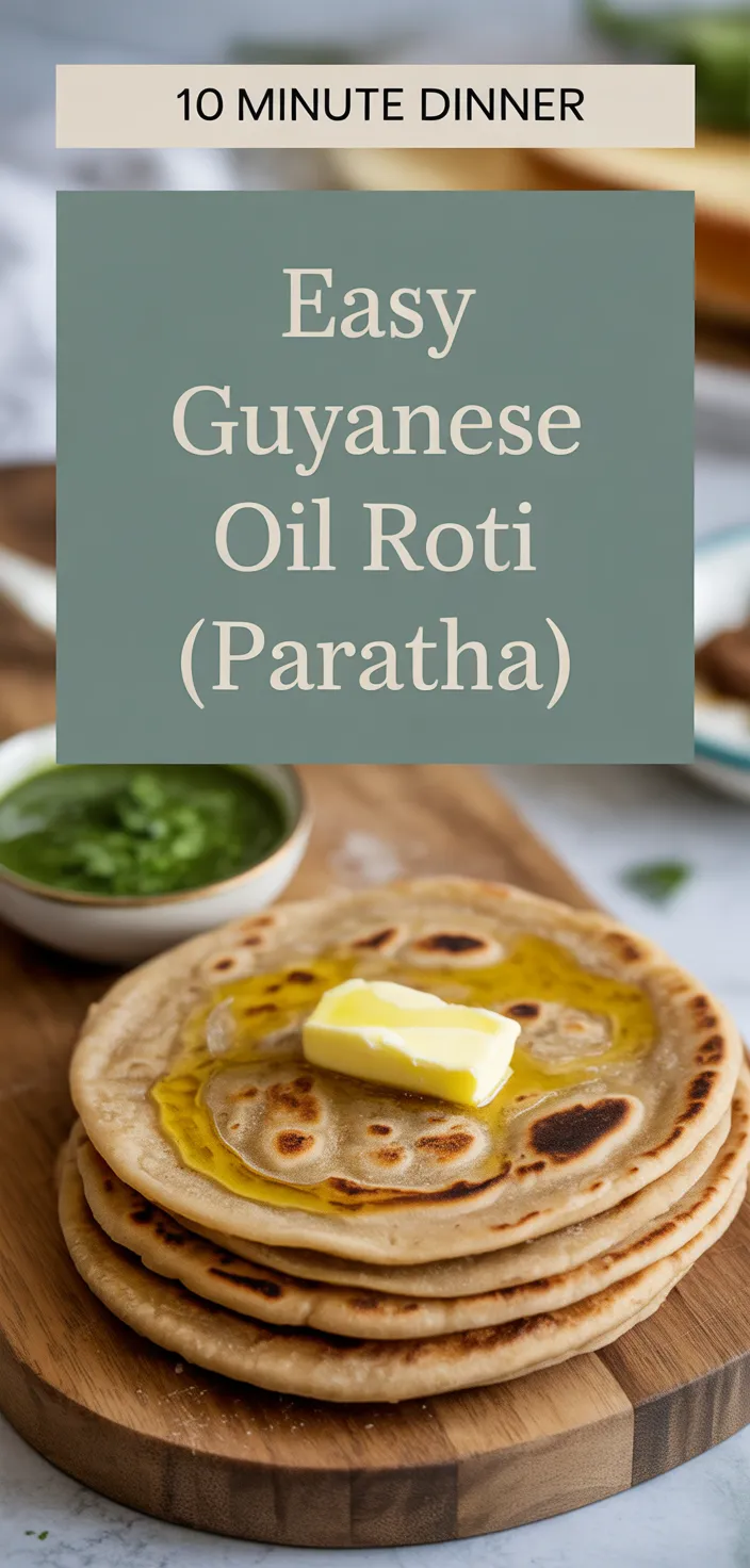 A photo of Easy Guyanese Oil Roti (Paratha) Recipe