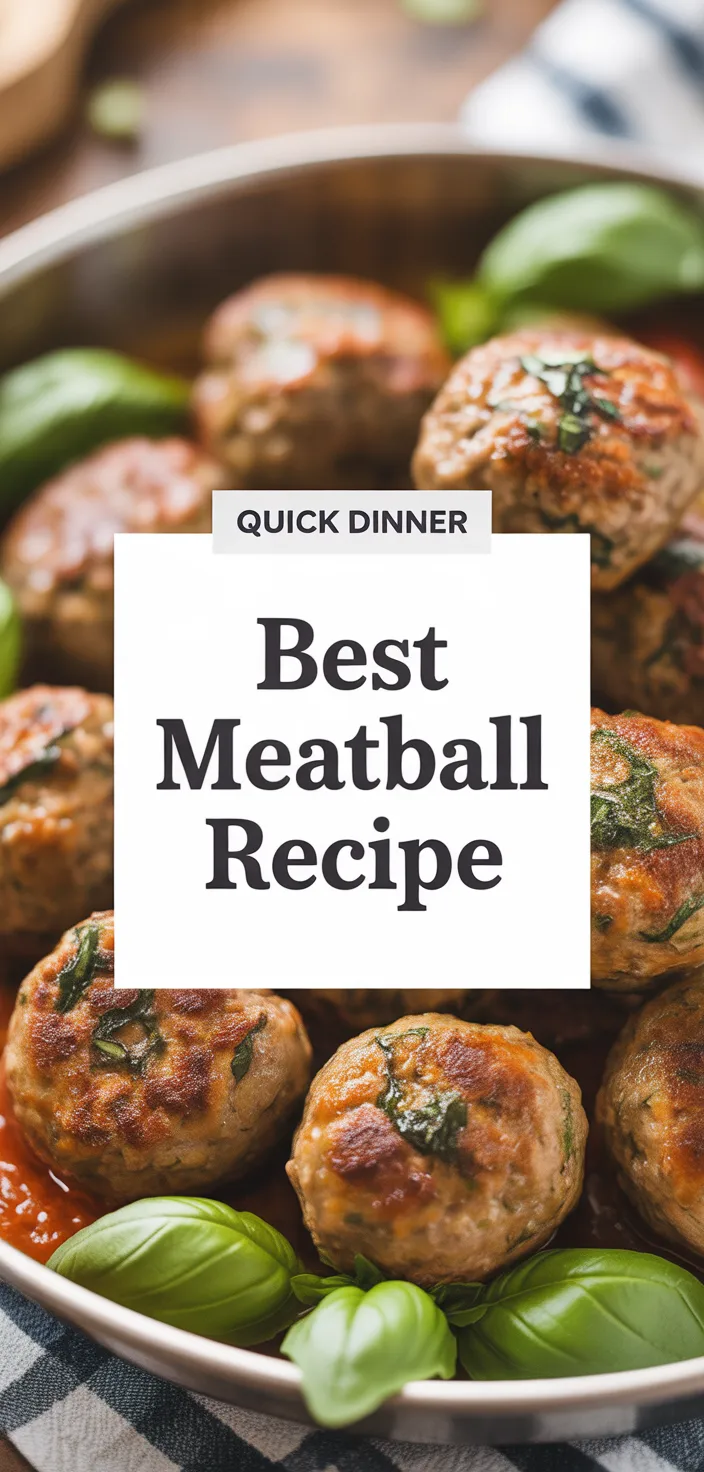 A photo of How To Make Meatballs From Scratch: The Best Recipe!