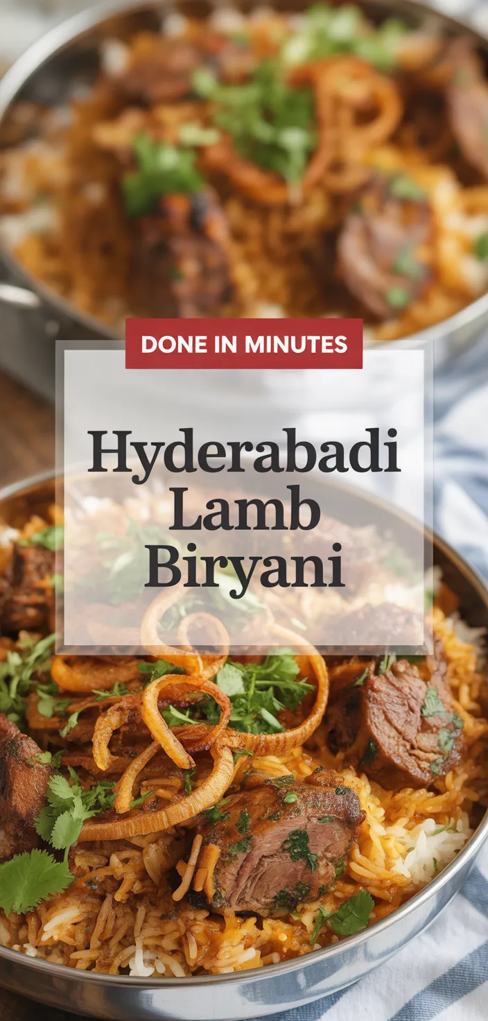 A photo of Hyderabadi Lamb Biryani Recipe