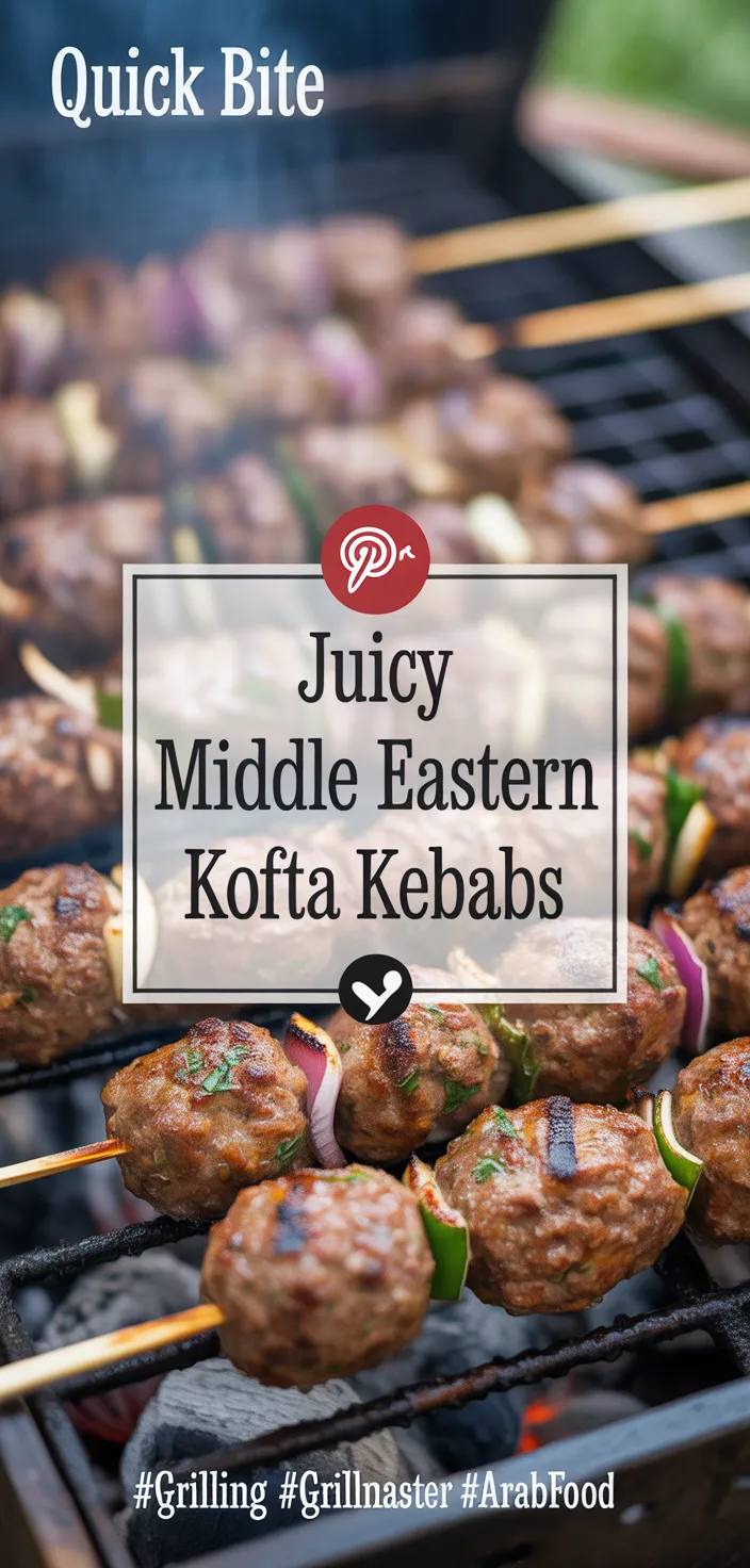 A photo of Juicy Middle Eastern Kofta Kebabs Recipe