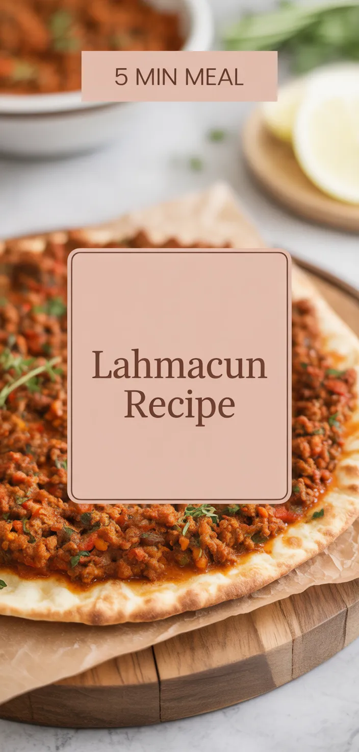 A photo of Lahmacun Recipe