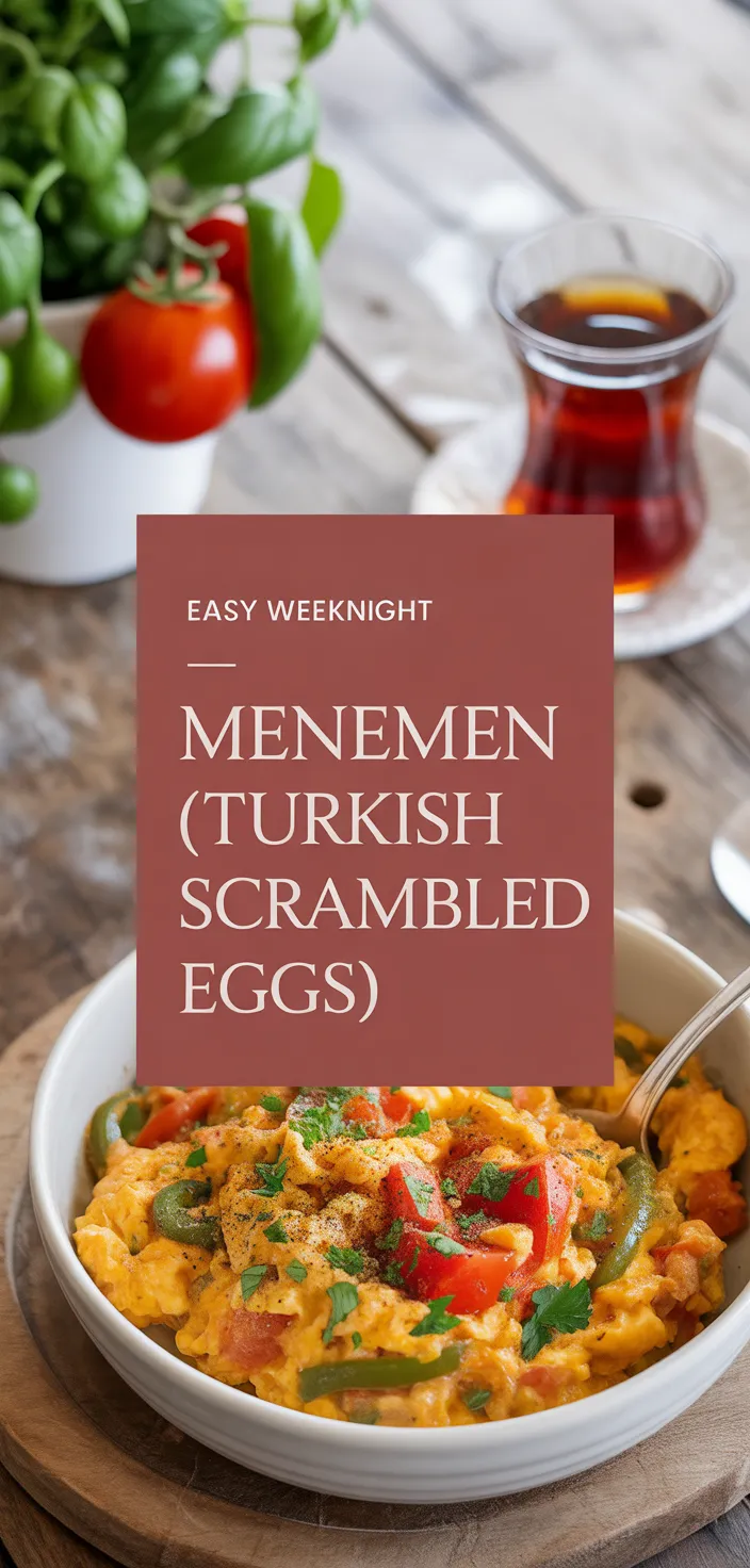 A photo of Menemen (Turkish Scrambled Eggs) Recipe