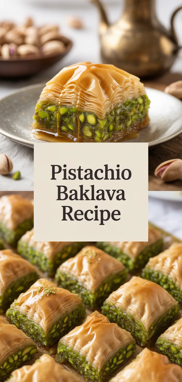 A photo of Pistachio Baklava Recipe