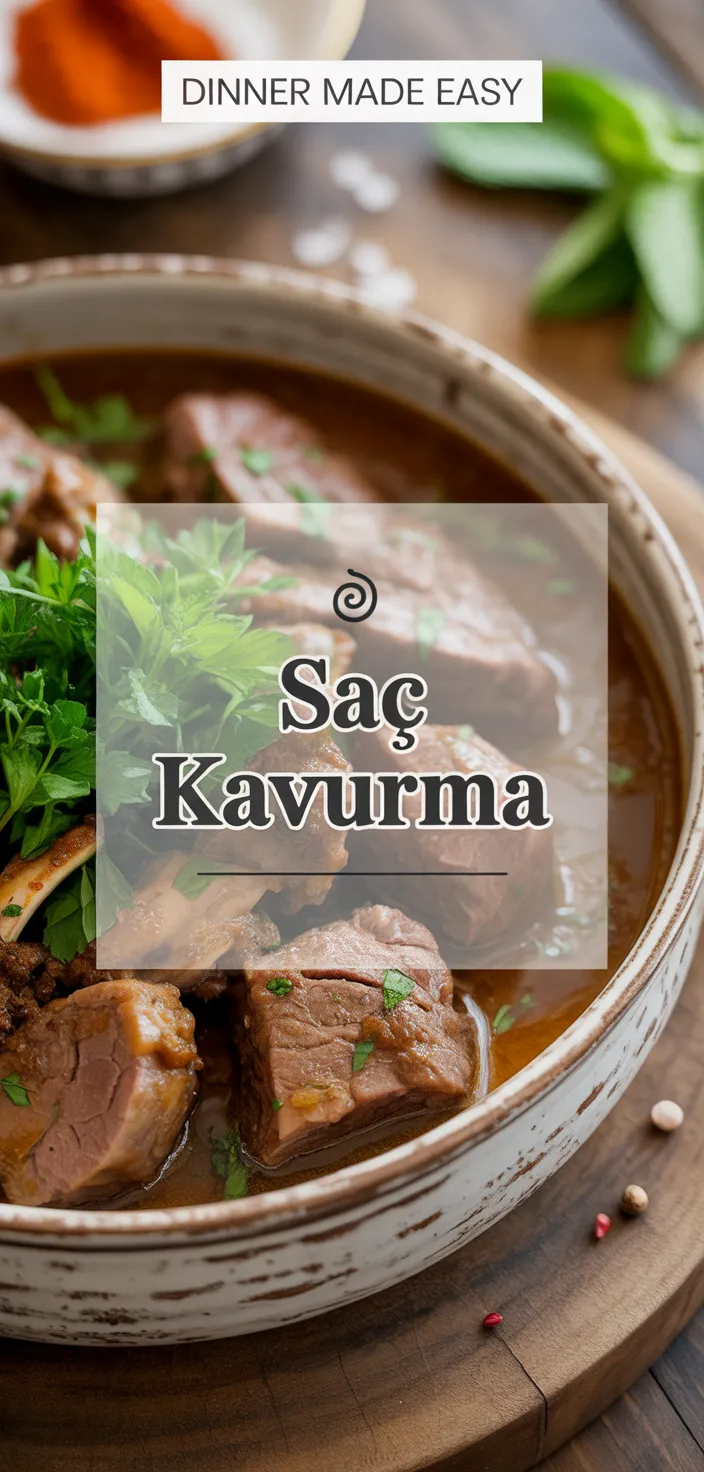 A photo of Saç Kavurma (Turkish Sautéed Spiced Lamb) Recipe