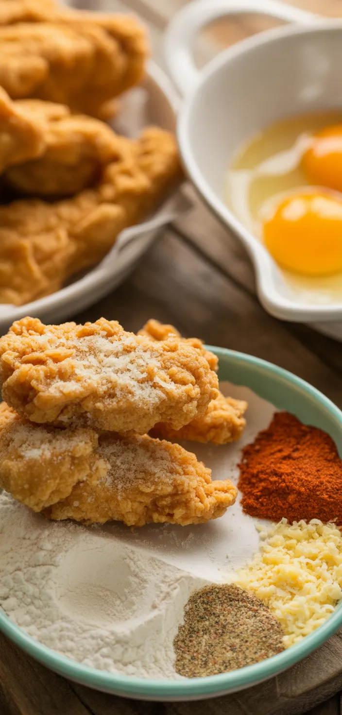 Ingredients photo for Easy Air Fryer Fried Chicken Tenders Recipe