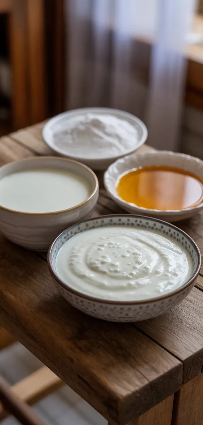 Ingredients photo for How To Make Homemade Yogurt Recipe