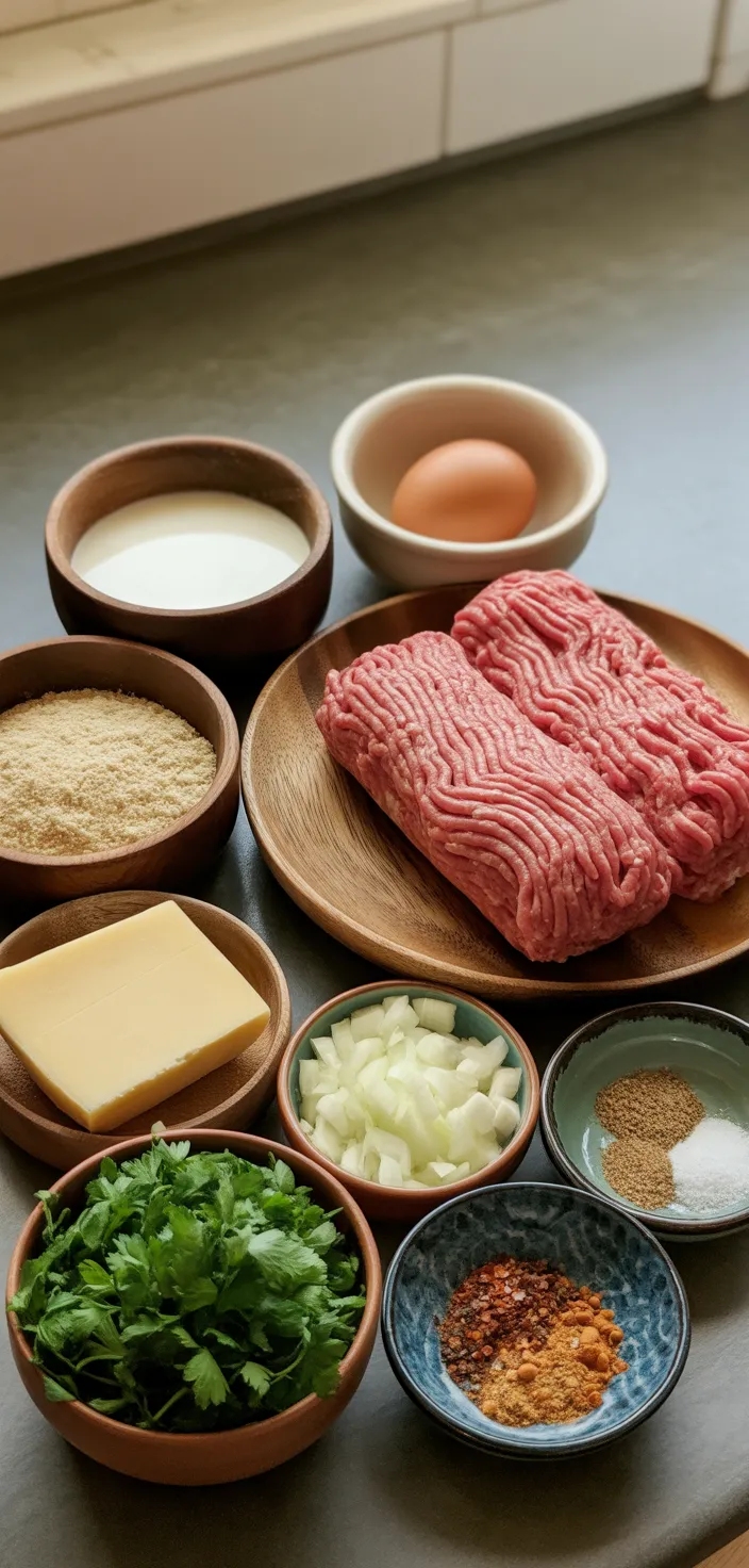 Ingredients photo for How To Make Meatballs From Scratch: The Best Recipe!