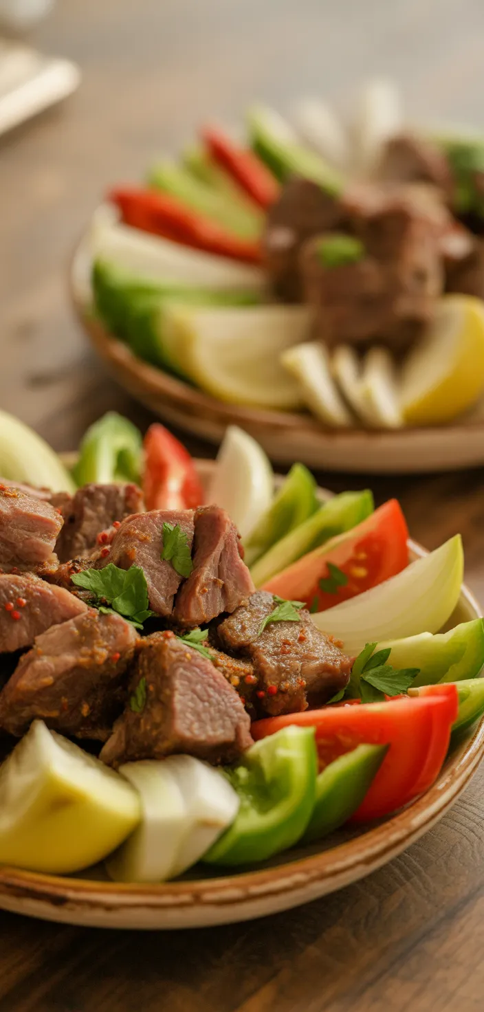 Ingredients photo for Saç Kavurma (Turkish Sautéed Spiced Lamb) Recipe