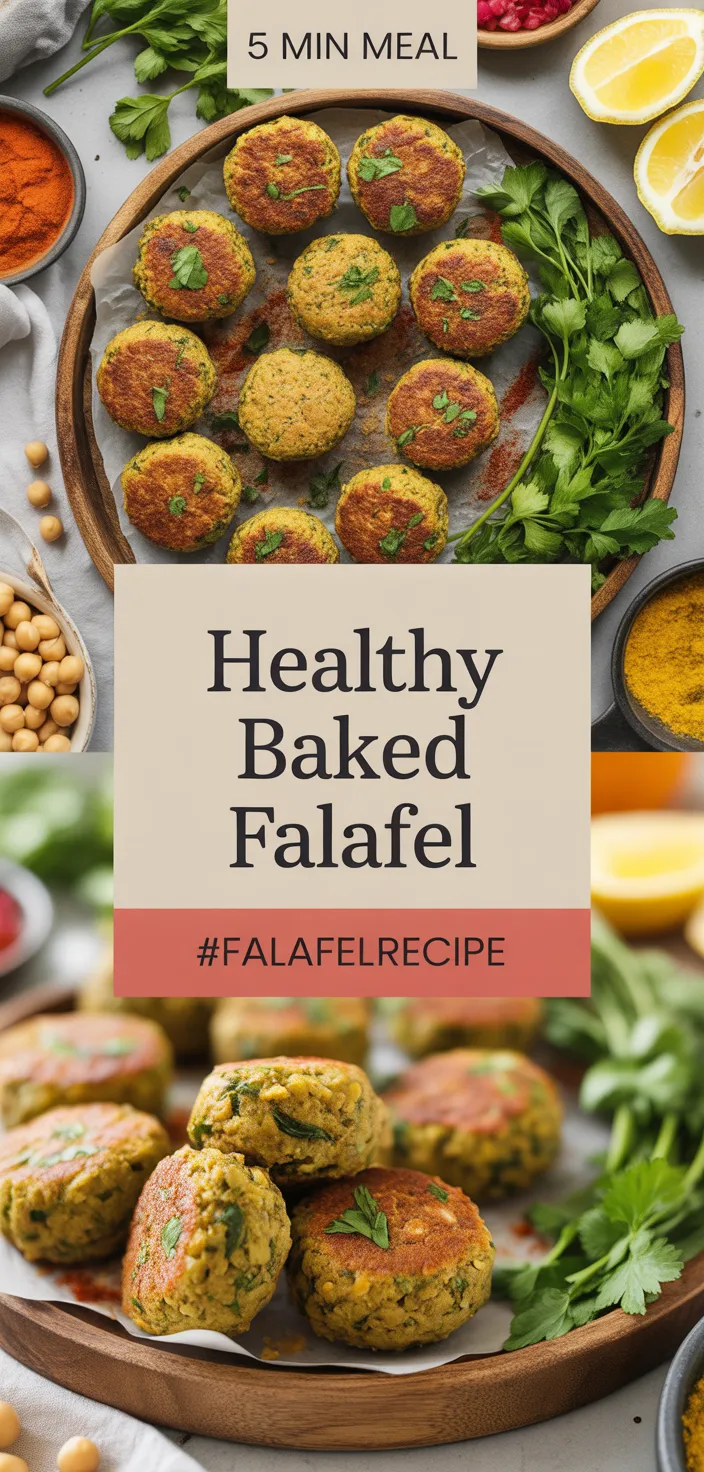 A photo of Healthy Street Food Makeover: Baked Falafel Recipe