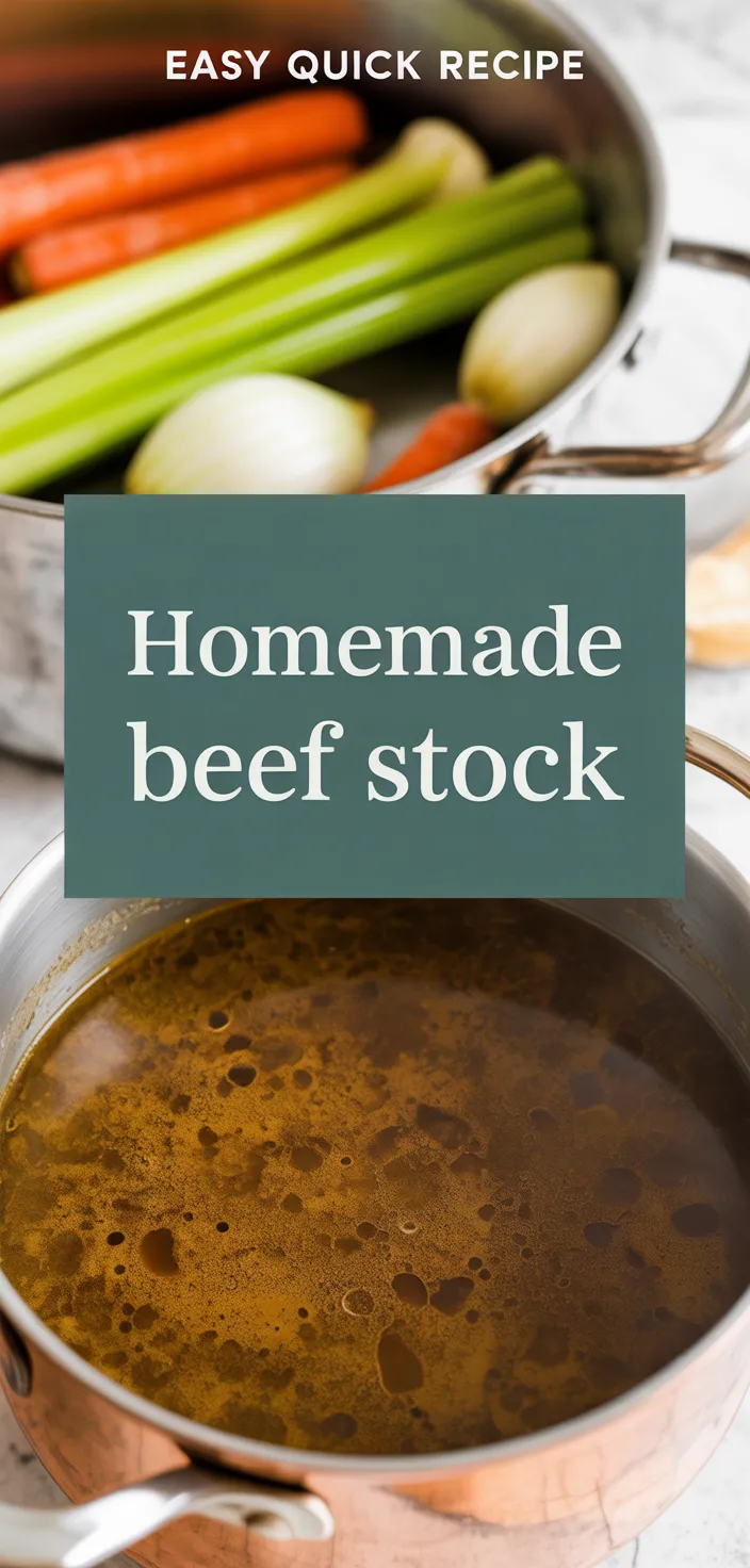 A photo of Making High Quality Beef Stock At Home Recipe