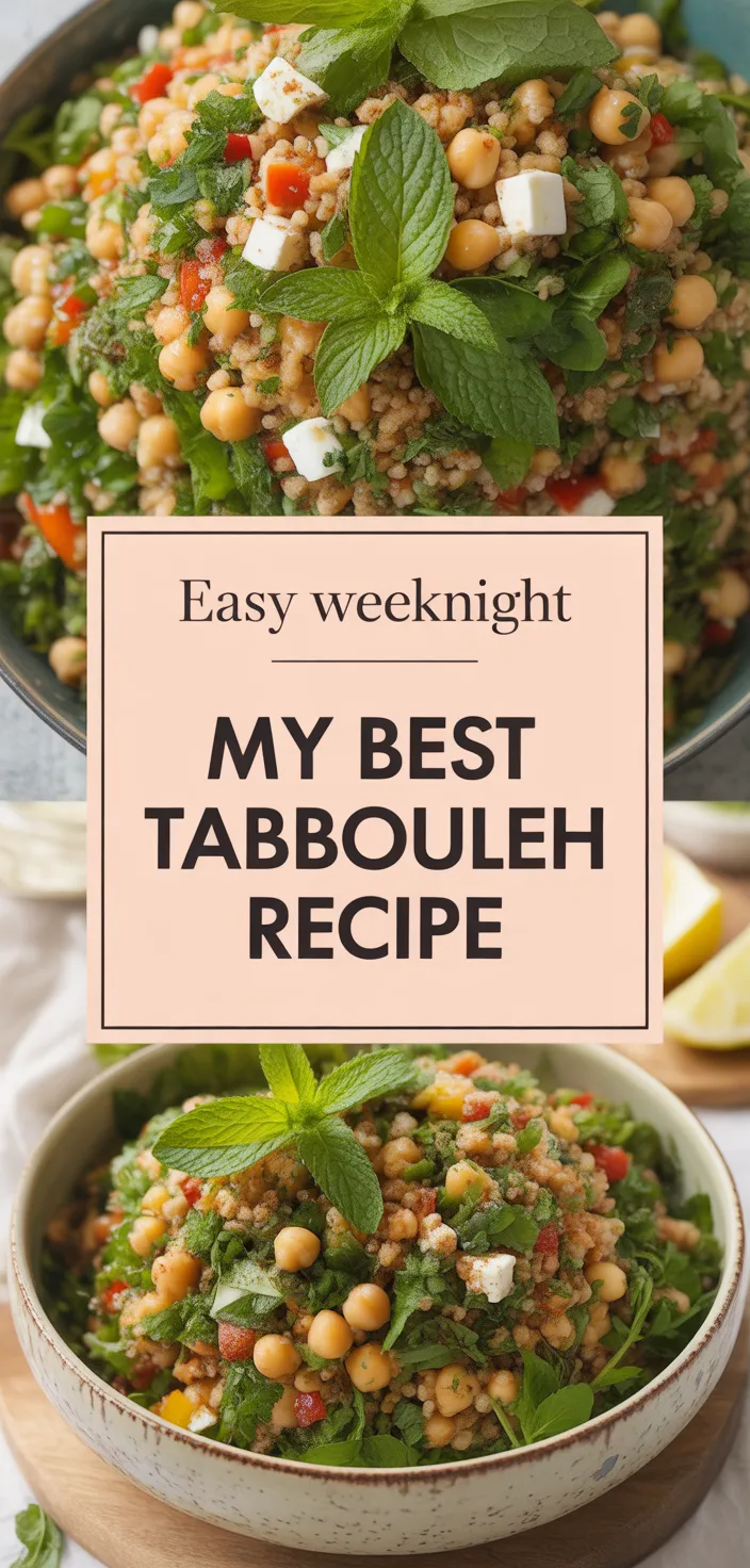 A photo of My Best Tabbouleh Recipe
