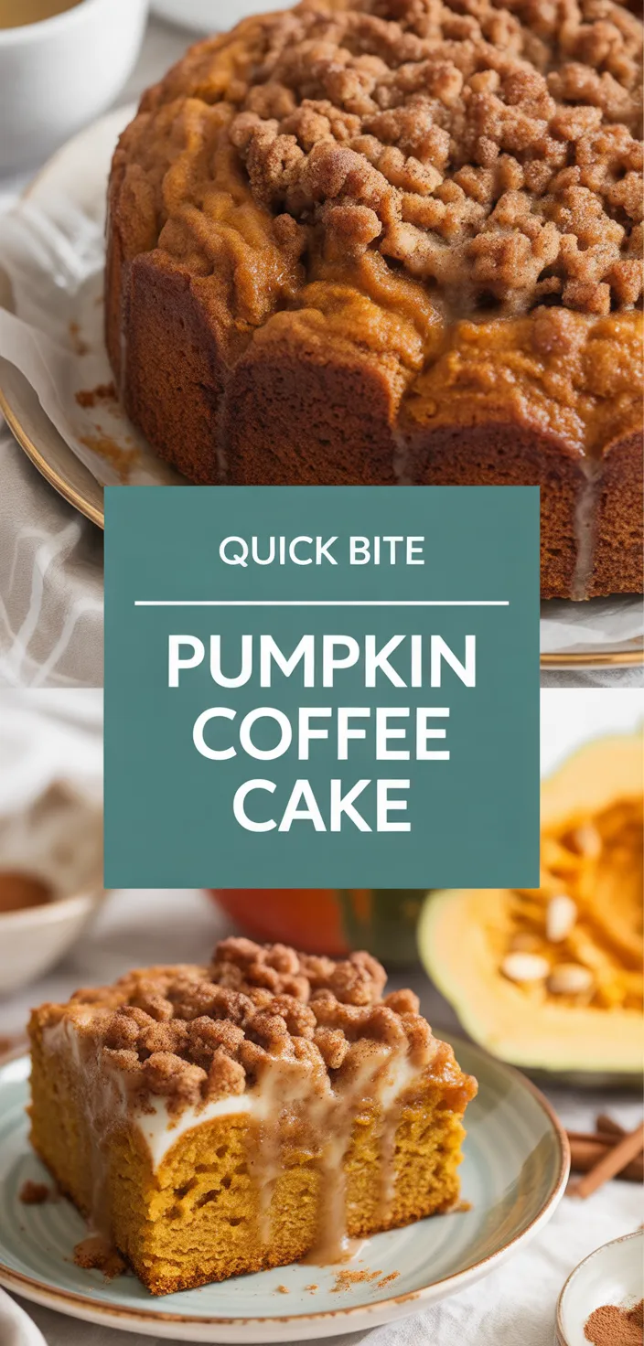 A photo of Pumpkin Coffee Cake Recipe