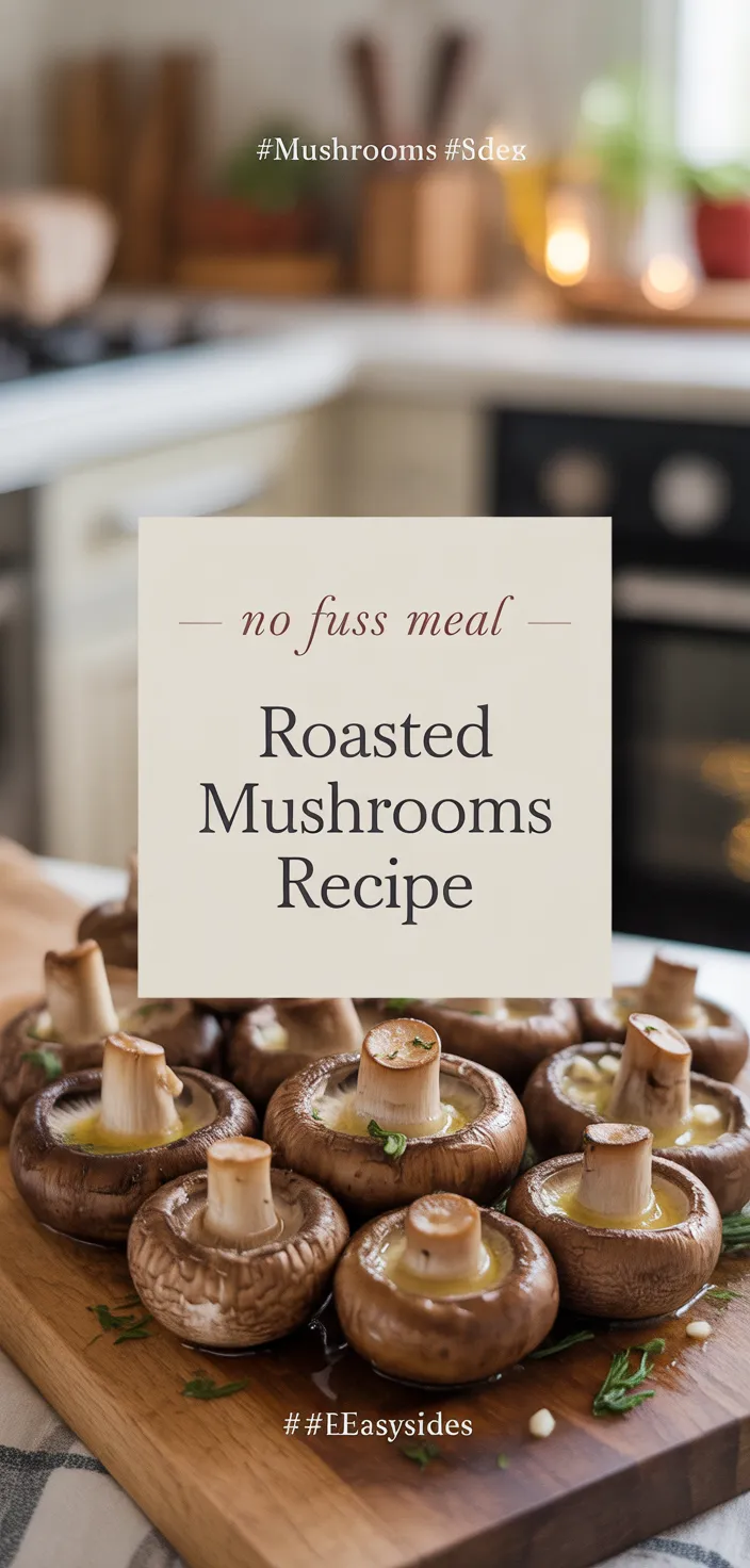 A photo of Roasted Mushrooms Recipe