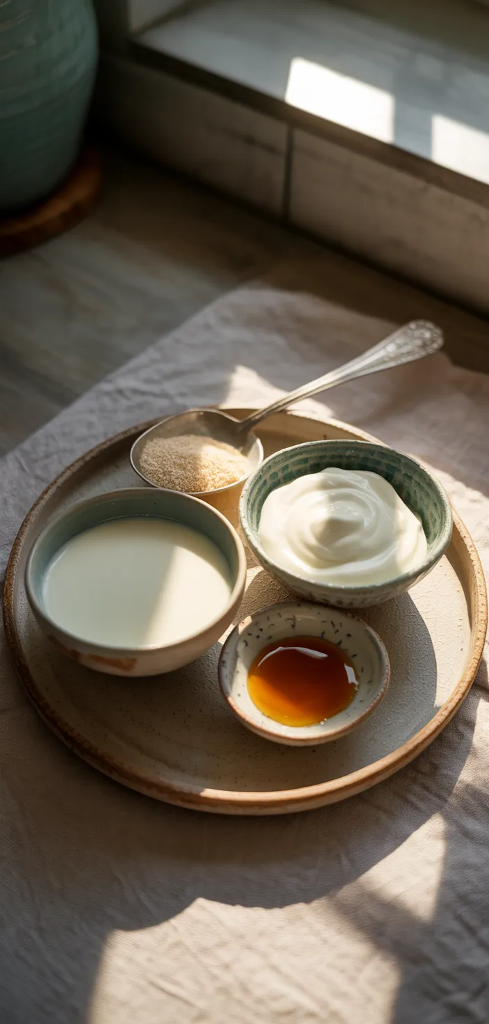 Ingredients photo for This Amazing Crockpot Yogurt Is Surprisingly Easy To Make Recipe