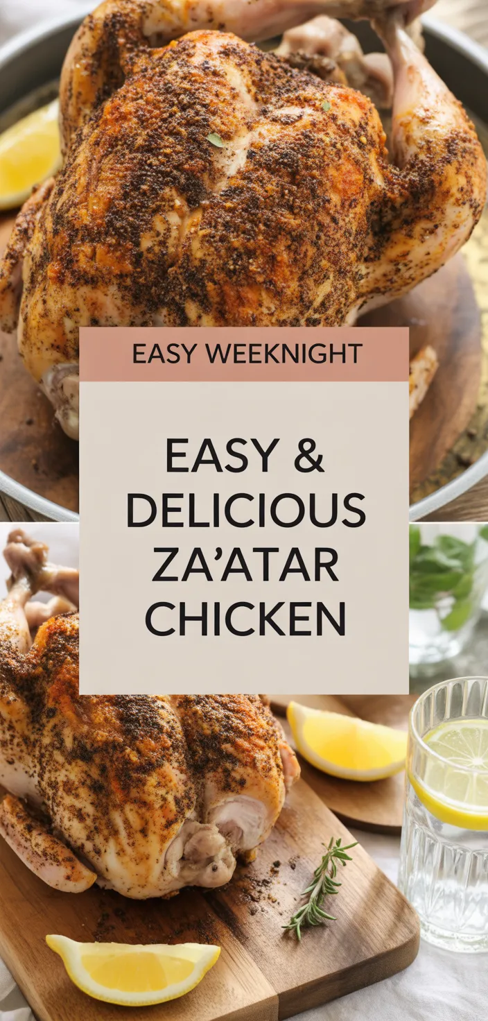 A photo of Easy & Delicious Za'atar Chicken Recipe