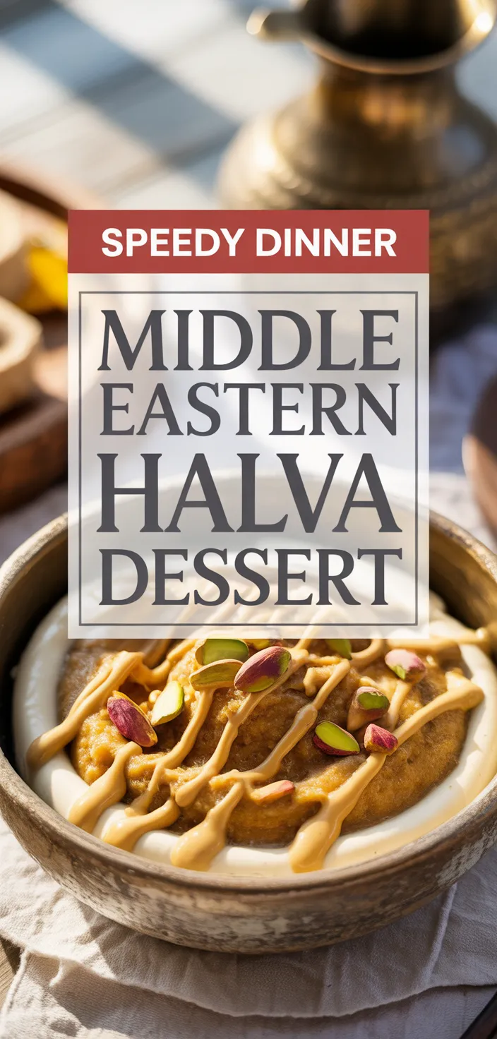 A photo of Middle Eastern Halva Dessert Recipe