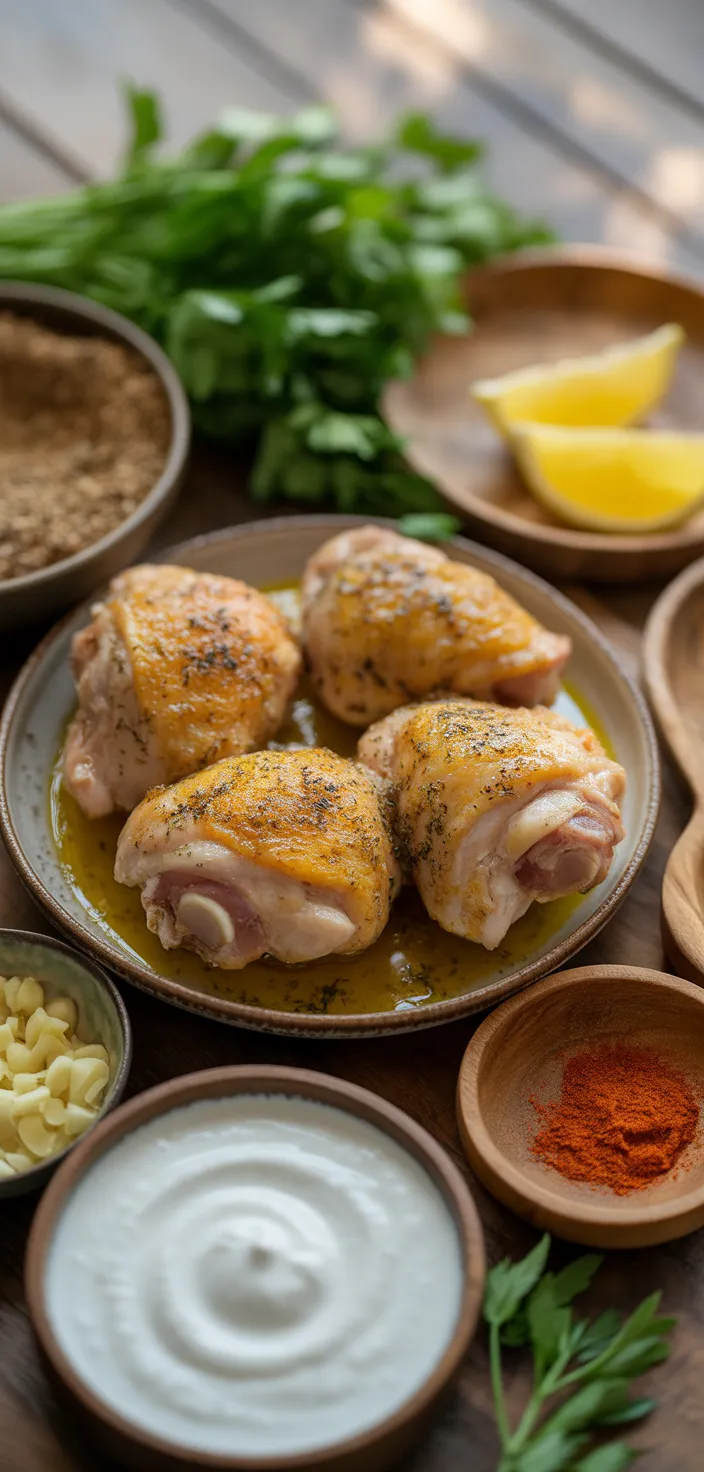 Ingredients photo for Easy & Delicious Za'atar Chicken Recipe