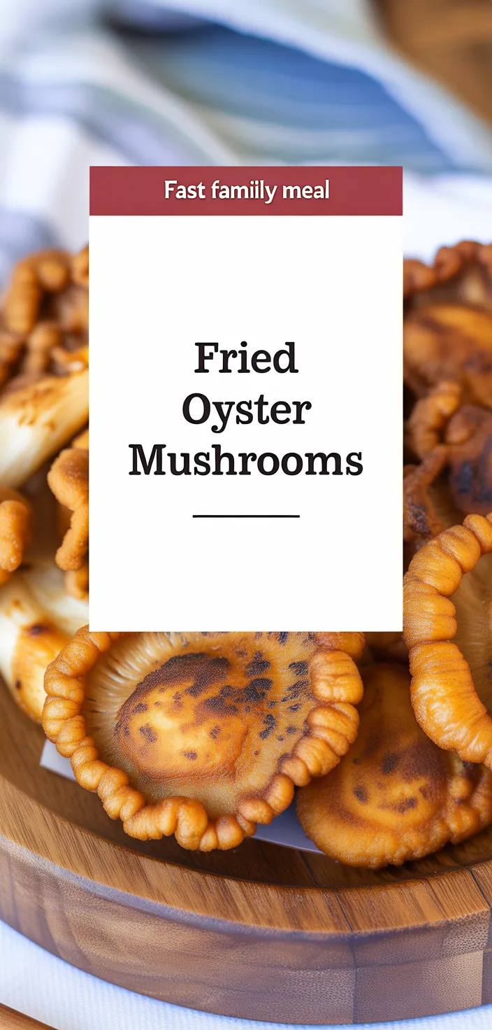 A photo of Fried Oyster Mushrooms Recipe