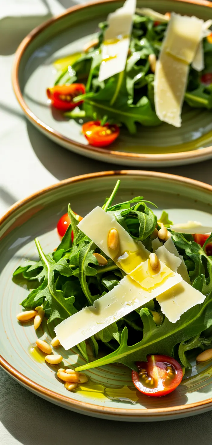 Ingredients photo for Rocket Salad With Balsamic Dressing And Shaved Parmesan Recipe